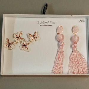 NWT |SUGARFIX| x BaubleBar Earring Set